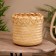 Wicker basket, from bamboo 20x20x25 cm
