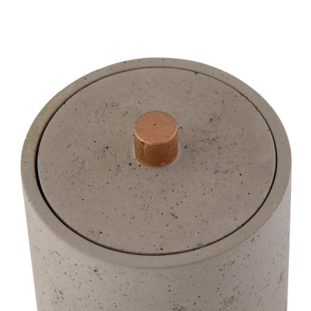 Axentia Concrete storage capacity for a bathroom of gray ceramics Ø 10 cm-1