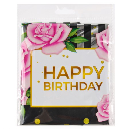 Набор шаров «Happy birthday», латекс, фольга, набор 7 шт.-2
