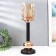 Summary metal, glass for 1 candle "Jaco" d-8.5 cm, gold 11.5x11.5x38.5 cm