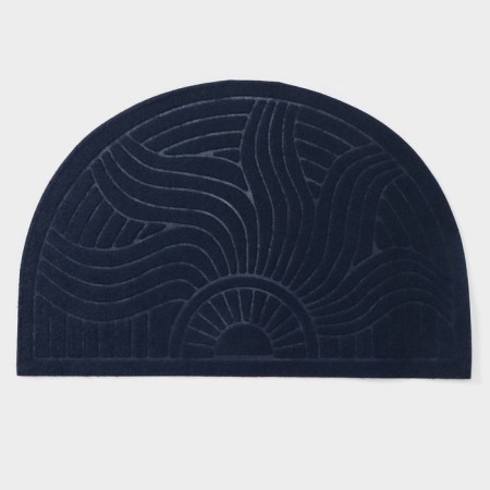 Mat with a moisture -drowning half -rounded without a trim “sun”, 40 × 60 cm, color mix-9