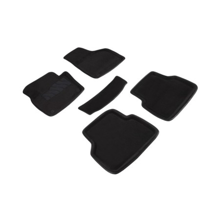 Pile rug for Volkswagen Tiguan, 2010-2017, black