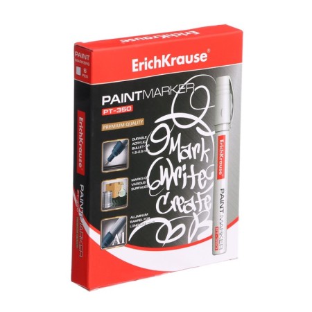 Marker-painting (varnish) Erichkrause PT-350, 2.5 mm, white-3