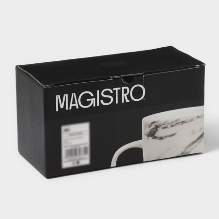 Набор кружек фарфоровых Magistro Real Marble, 400 мл, 2 шт-8