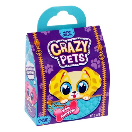 Игрушка-сюрприз Crazy Pets, с наклейками-3