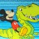 Bed linen 1.5 joint venture "Jungle", Mickey Mouse, 143*215 cm, 150*214 cm, 50*70 cm -1 pcs, Poplin