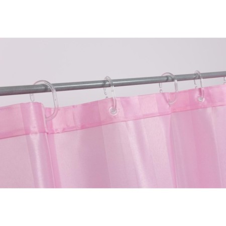 Rigone bathroom curtains, 180 x 200 cm, pink color-5