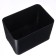 Umbrella stand, plastic, 6 round, 4 square departments, 18 × 18 × 26.5 cm, black