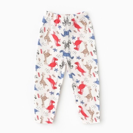 Pajamas for a boy, white/red color, height 80 cm-4