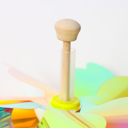 Breeze "Flower" on a wooden stick-5