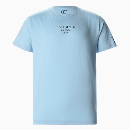 T -shirt male, blue color, size 46 (m)