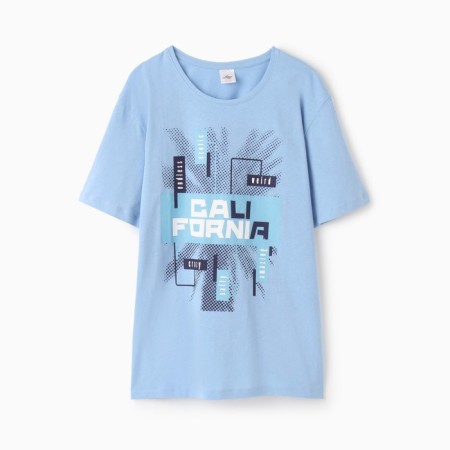 Men's T-shirt "California", color gray-blue, size 52