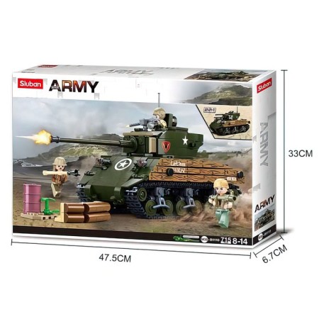 Constructor Army "Tank", 2 assembly options, 715 parts-4