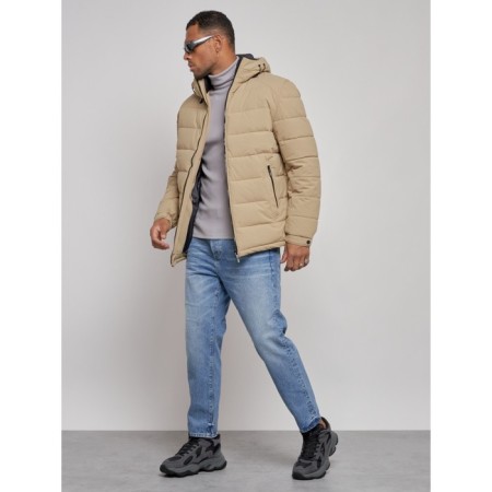 Sports male winter, size 52, beige color-1