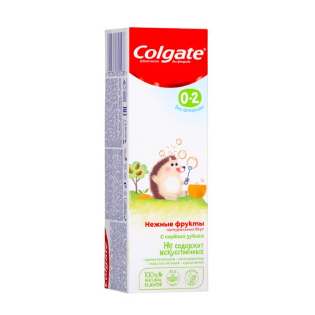 Baby toothpaste with the taste of delicate fruits, without fluoride, 40 ml-2