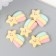Decor for creativity velvet spraying "Star Smail with Rainbow" 0.6x1.8x2.5 cm