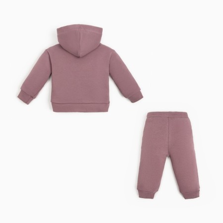 Costume: sweatshirt and pants crumb I Flower, height 62-68 cm, lilac-4