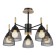 Suspended chandelier Ambrella Light, Traditional, TR8015, 5HE27, Black Color