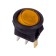 Round key 2 250V 3A (3C) On-OFF yellow with Micro backlight (RWB-106, SC-214) Rexant
