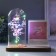 Photo frame wood 9x13 cm with backlight "Pink tree" from batteries 2xlr1130 19x9x18.5 cm
