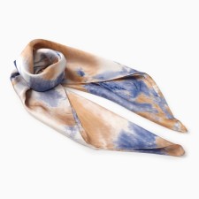 Women's scarf minku rr 70*70 cm, col. blue