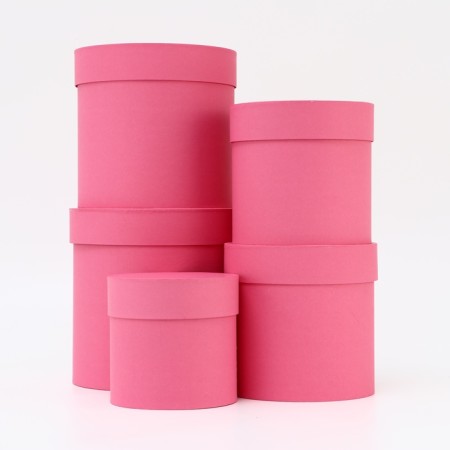 Set of hats 5V1, pink, 20 x 20 - 13 x 13 cm-1