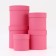 Set of hats 5V1, pink, 20 x 20 - 13 x 13 cm