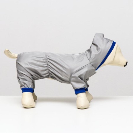Combineson for animals, without lining, XL (DS 32-34, Osh 32, OG 40-44 cm), gray-1