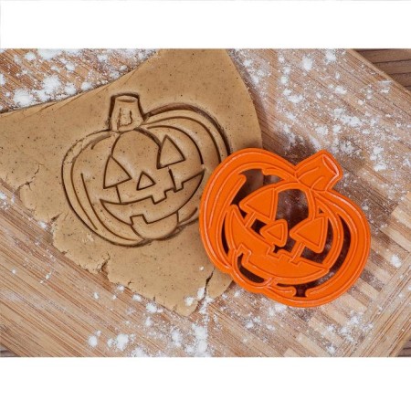 Pumpkin cookies, cutting, stamp, 9.5 × 8.5 × 1 cm, orange color-5