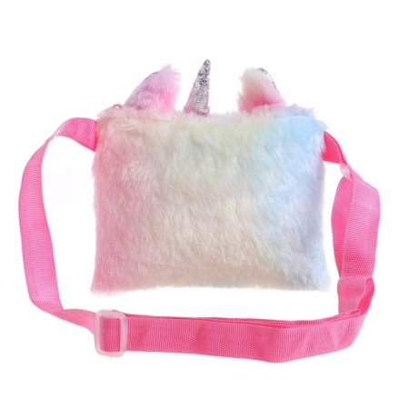Plush bag "Unicorn", 18x1x12 cm, mix-3