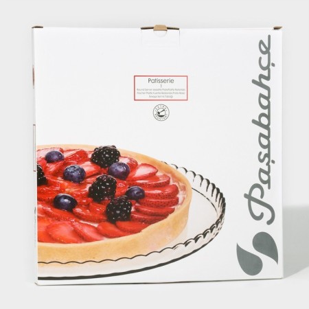Glass dish Patisserie, d = 32.2 cm, the color is transparent-4