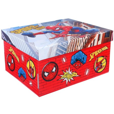 Gift box with a lid, folding, 31x25.5x16 cm, spider-man-3