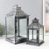 Climber Metal Lantern "Lace Patterns" set 2 pcs 14x14x27 cm, 20x20x40 cm