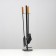 Fireplace set 63.5cm: brush, scoop, poker