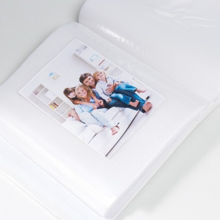 Photo album in 100 photos 15x21 cm. "White classic"-3