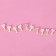 Decorative clothespins with a rope for the suspension "Hearts" set 10 pcs., 2.5 × 12.5 × 13.5 cm