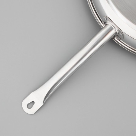 Skoroda "General catering", D = 40 cm, housing thickness 0.8 mm, bottom 3.5 mm, anti -stick coating, induction, metallic color-2