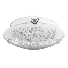 Valencia lamp 1x60W E27, chrome, d = 25 cm, h = 4.5 cm
