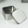 Casket Metal "Silver Square" 6x6x4 cm
