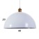 Lamp Bayerlux 1243/1wt E27 40W white 39.5x39.5x21.4-121.4 cm
