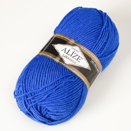 Yarn "Lanagold" 51% acrylic, 49% wool 240m/100g (141 cornflines)-1