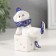Souvenir Ceramics "Clown on Playing Cube" Cobalt 4.4x7x9.5 cm