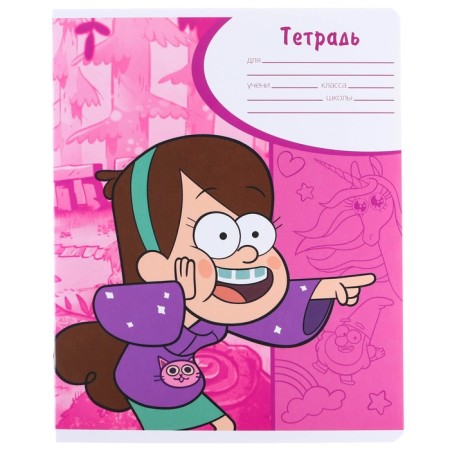 Notebook in a line of 18 sheets, 5 types of mix, cover coated cardboard, gravity farz-12