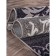 Rectangular carpet Merinos Silver, size 250x500 cm, Gray color