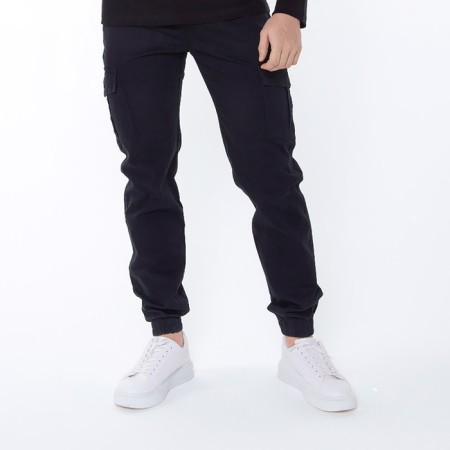 Joggers male, dark blue color, size 40 (58)