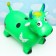Toy - Children's "Cowing" rubber inflatable, 50x29cm, green