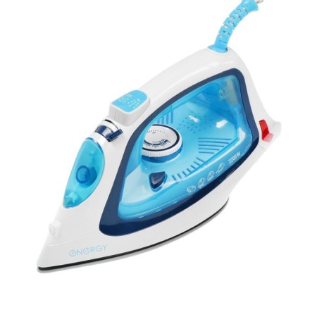 Iron Energy EN-339, 2200 W, ceramic sole, 350 ml, blue and white