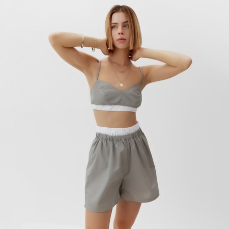 Top female on straps Minaku: Home Collection Color gray, river 50-1