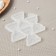 Silicone Mold for candy and chocolate "Sanding Clock", the color is transparent