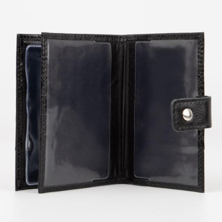 Cover for autoDocations and passports, 4 pockets for cards, black color-3